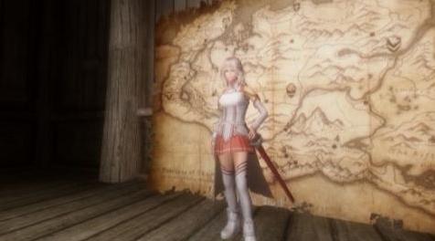 上古卷轴5：天际MOD 【动漫类MOD】刀剑神域亚丝娜套装+闪烁之光