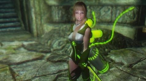 上古卷轴5：天际MOD 平安夜送两个机娘随从给大家玩玩