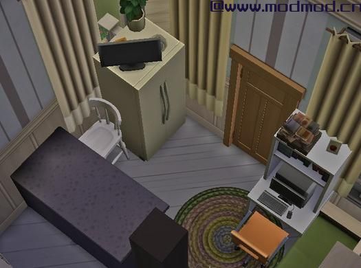 模拟人生4MOD Cozy 3x3 house 房子