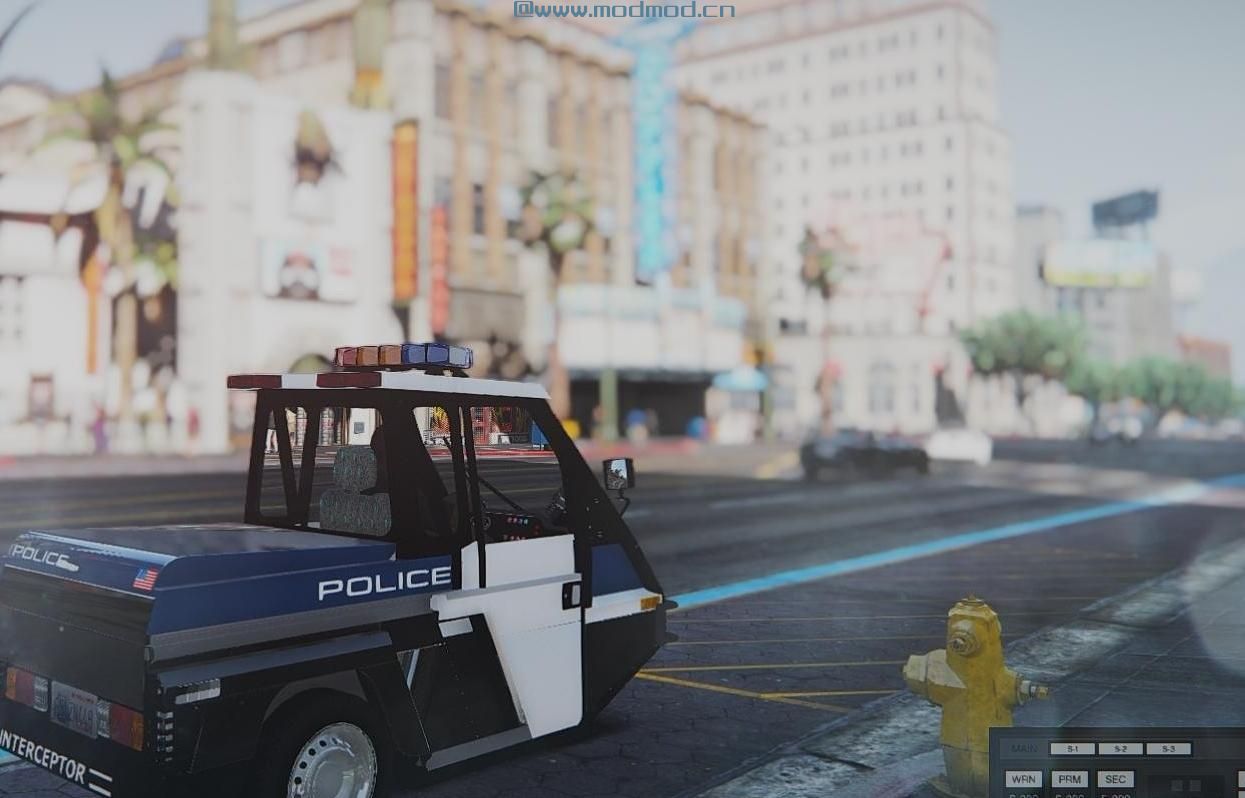 侠盗猎车手5「GTA5」Mod: [ELS]西进-4拦截器