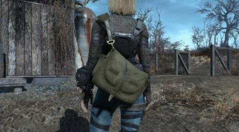辐射4MOD 可穿戴邮差单肩包或背包