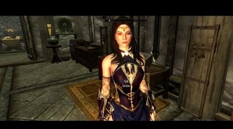 上古卷轴5：重置版MOD 女性另一个皇家吸血鬼护甲替代品