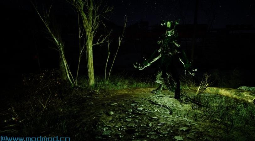 辐射4MOD 发光的动物发光