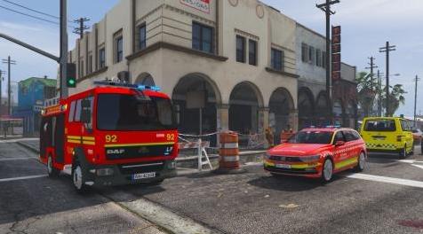 侠盗猎车手5「GTA5」Mod: 大众帕萨特2015挪威消防长跑车 - 虚构的制服