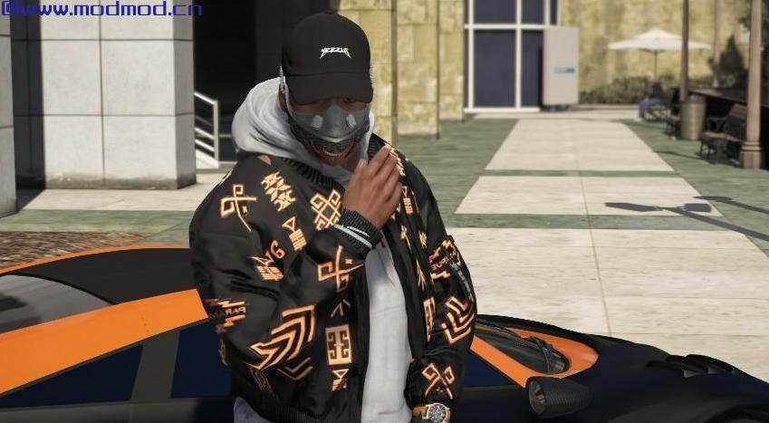 侠盗猎车手5「GTA5」Mod: Marcelo burlon x Alpha Industries轰炸机