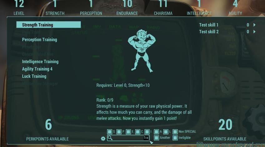 辐射4MOD LevelUpMenuEx