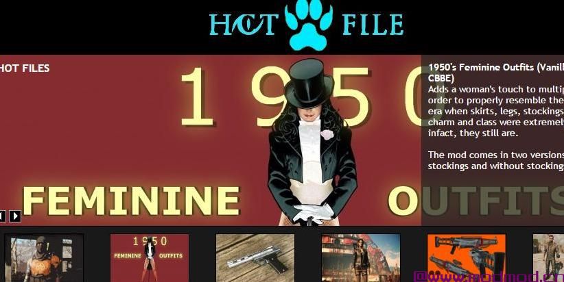 1950年代的女性服装（Vanilla  -  EVB  -  CBBE）