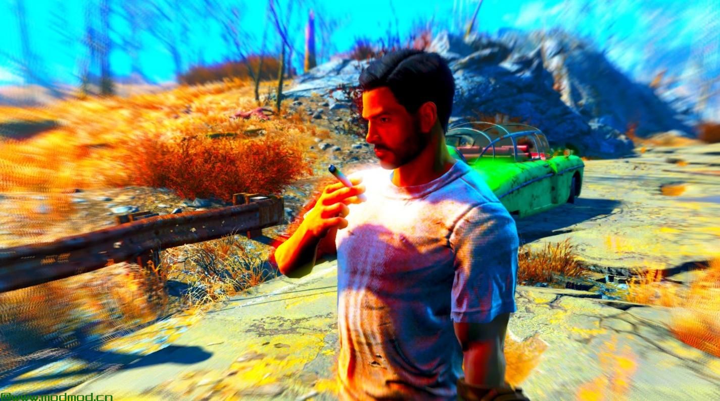 辐射4MOD 可抽烟的雪茄 - 香烟 - 接头 - 使用HardCore自动保存