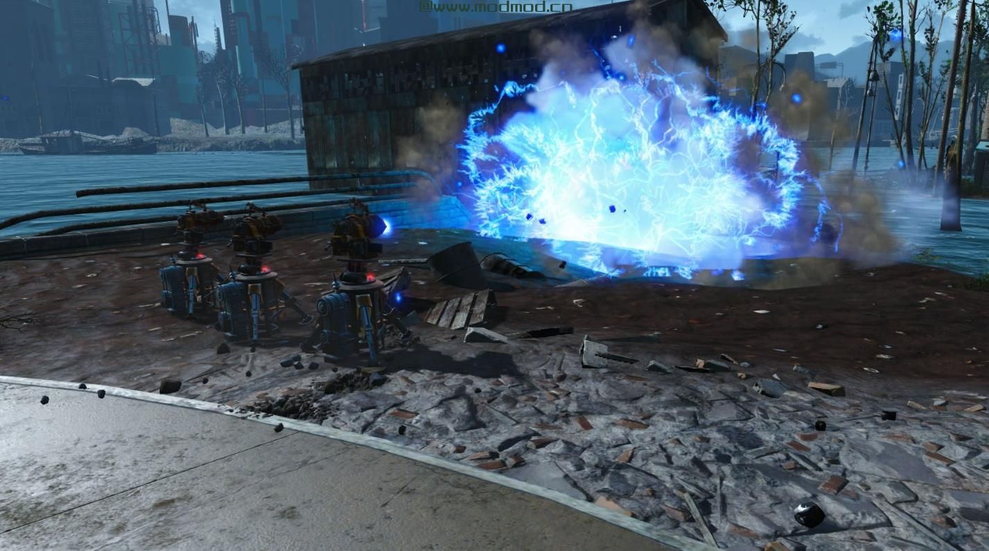 辐射4MOD 先进的沉降炮塔套装