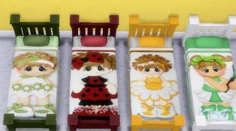 模拟人生4MOD Doll beds for toddlers 幼儿床