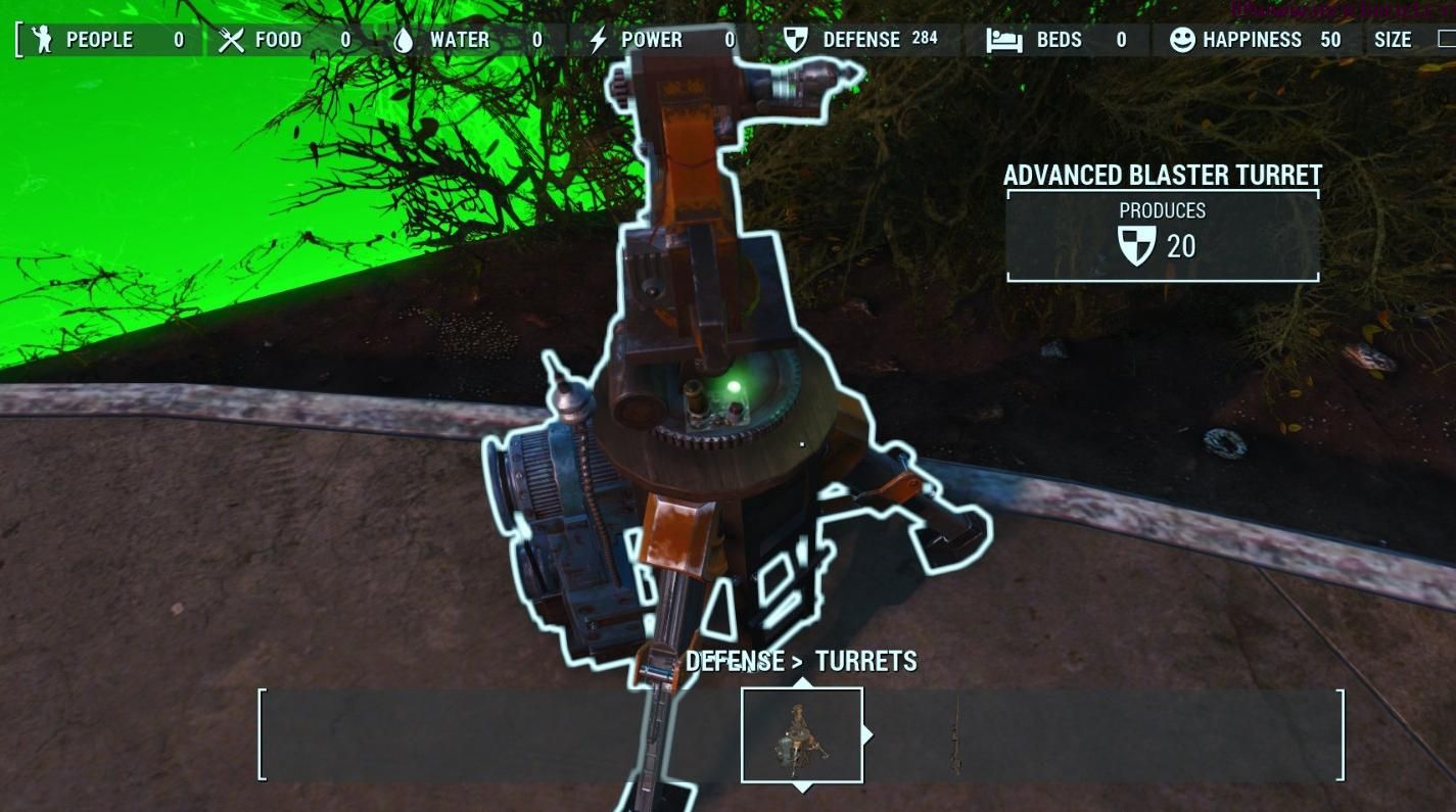 先进的沉降炮塔套装