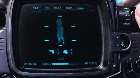 辐射4MOD LED黑色Pip-Boy Deluxe（Clean-New-PipBoy）