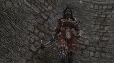 上古卷轴5：天际MOD Dragon Bone Bikini Armor-龙骨比基尼护甲