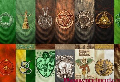 骑马与砍杀MOD Ouroboros Banner and assorted Snakes 蛇形盾牌