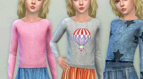 模拟人生4MOD Cozy Sweater and Skirt 毛衣和裙子