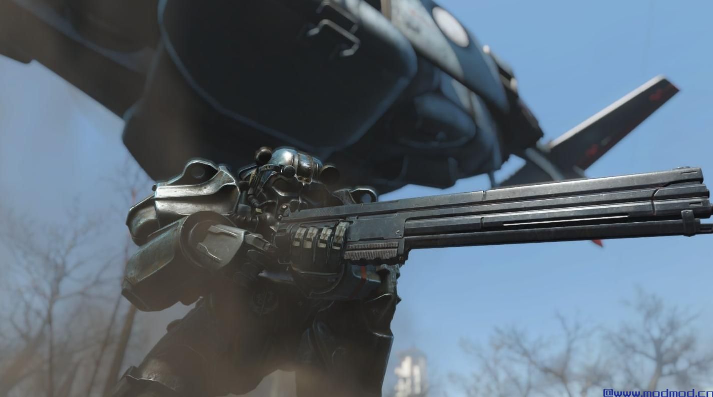 辐射4MOD M2045 Magnum Revolver步枪