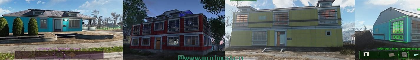辐射4MOD 重建 - 模块化圣域战前和战后建筑集