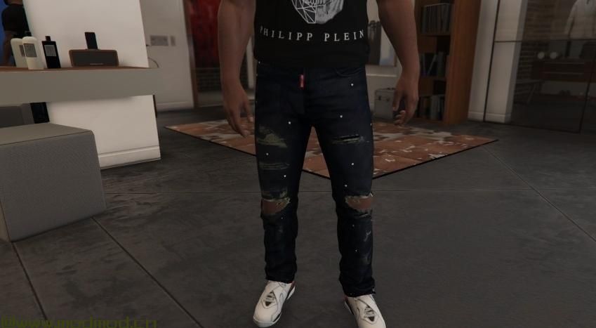 侠盗猎车手5「GTA5」Mod: Dsquared2牛仔裤