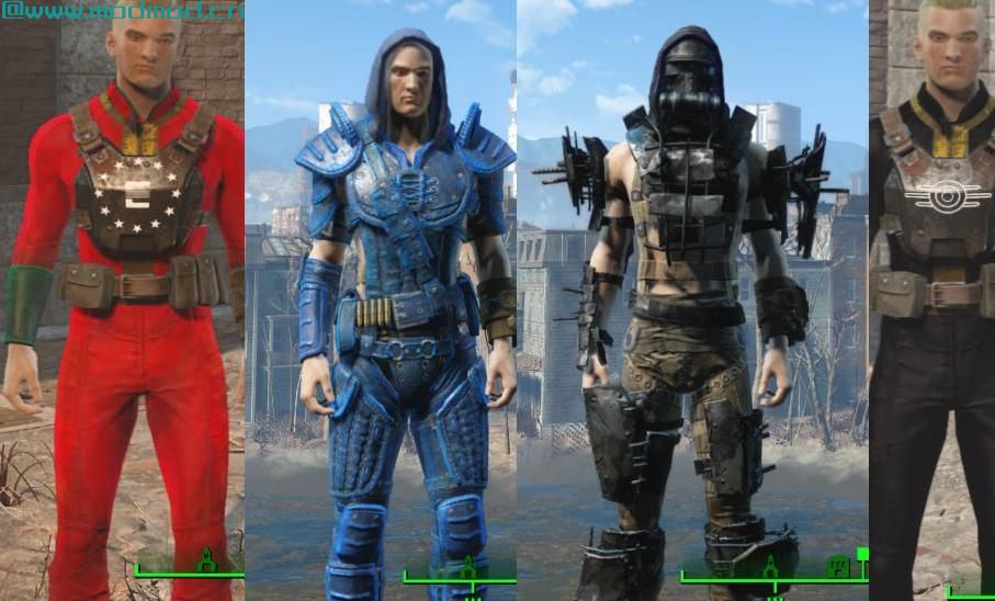 辐射4MOD UCO统一服装大修包括服装派对和沉浸式制作系列