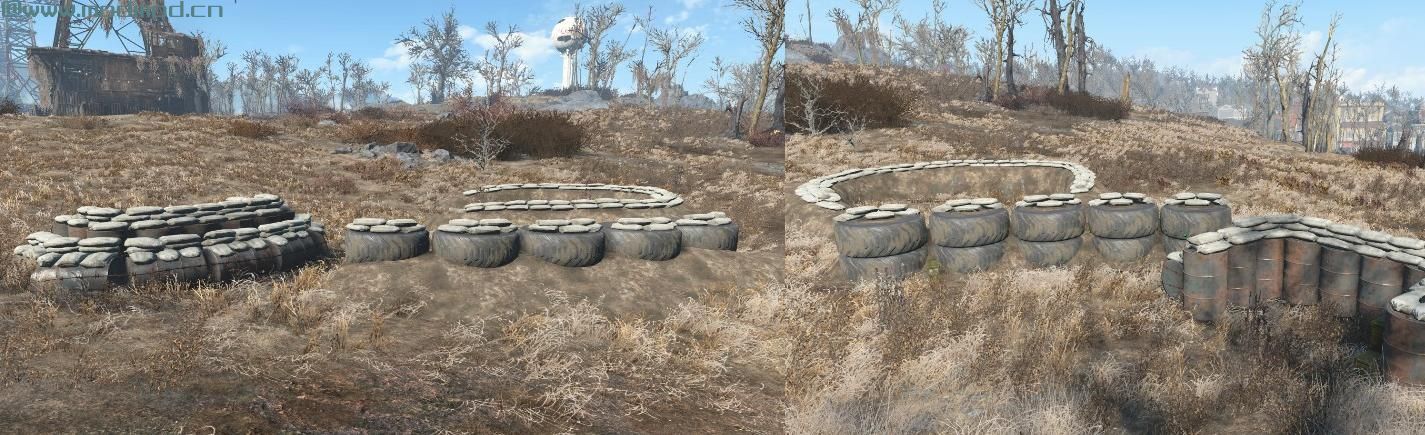 辐射4MOD 沙袋防御工事
