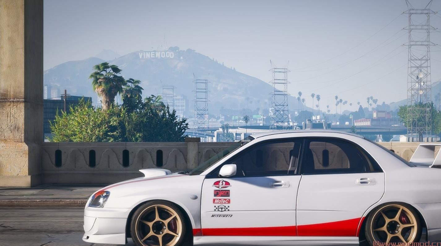 侠盗猎车手5「GTA5」Mod: 斯巴鲁翼豹WRX STI 2004  - ’Born to Race’制服