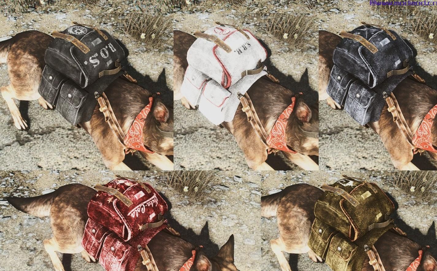 辐射4MOD Dogmeat的背包