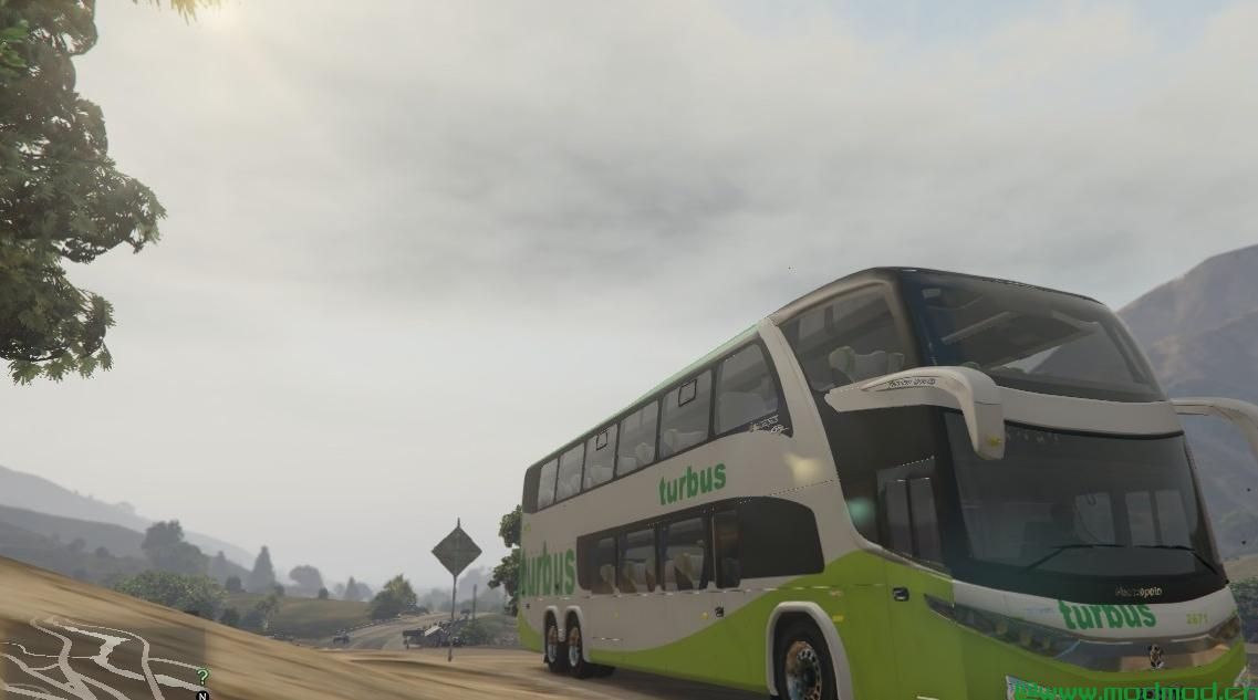 侠盗猎车手5「GTA5」Mod: TurBus，智利 -  Marcopolo Paradiso 1800