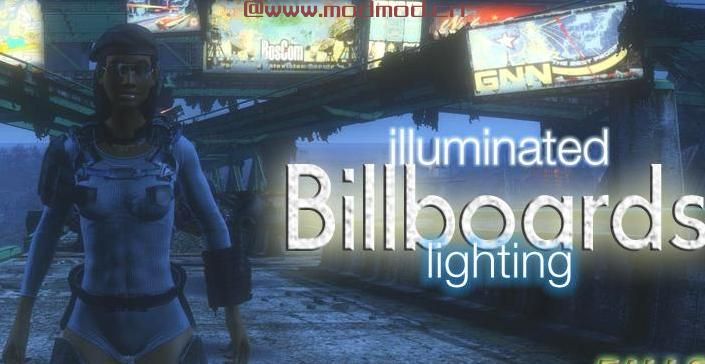 发光广告牌 - 照明