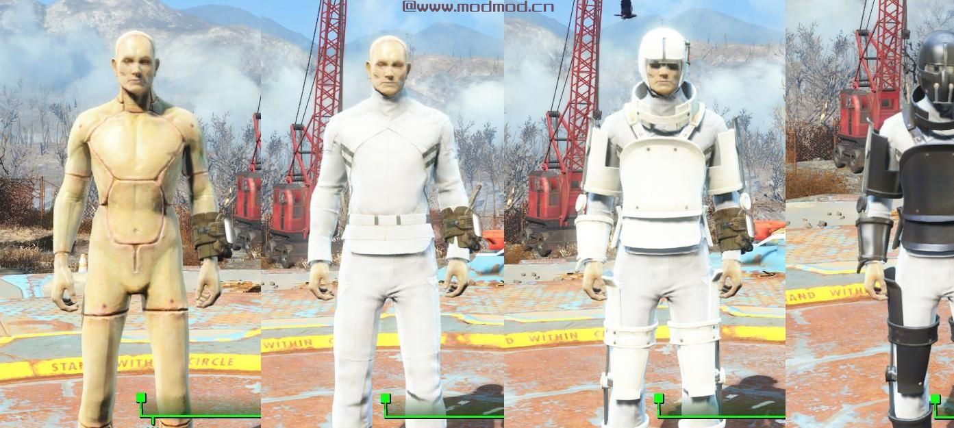 辐射4MOD UCO统一服装大修包括服装派对和沉浸式制作系列