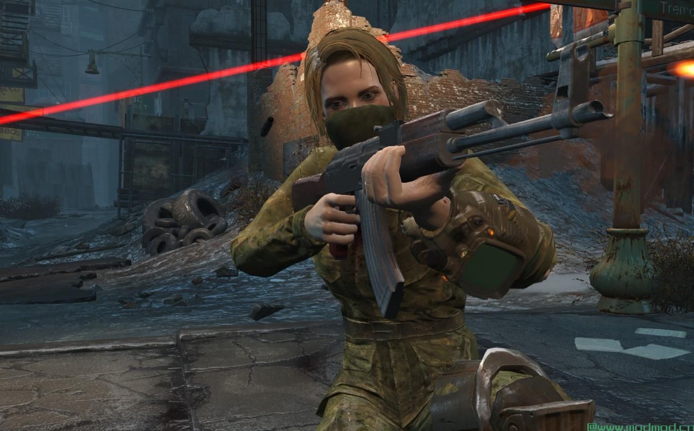 辐射4MOD AK-47独立武器