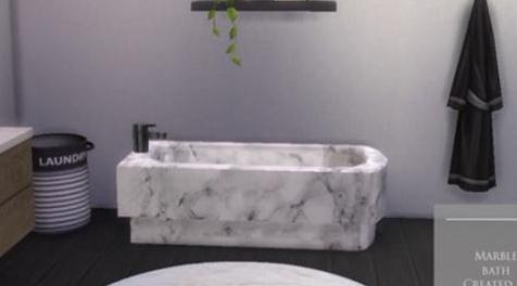 模拟人生4MOD Marble Bath v1 浴缸