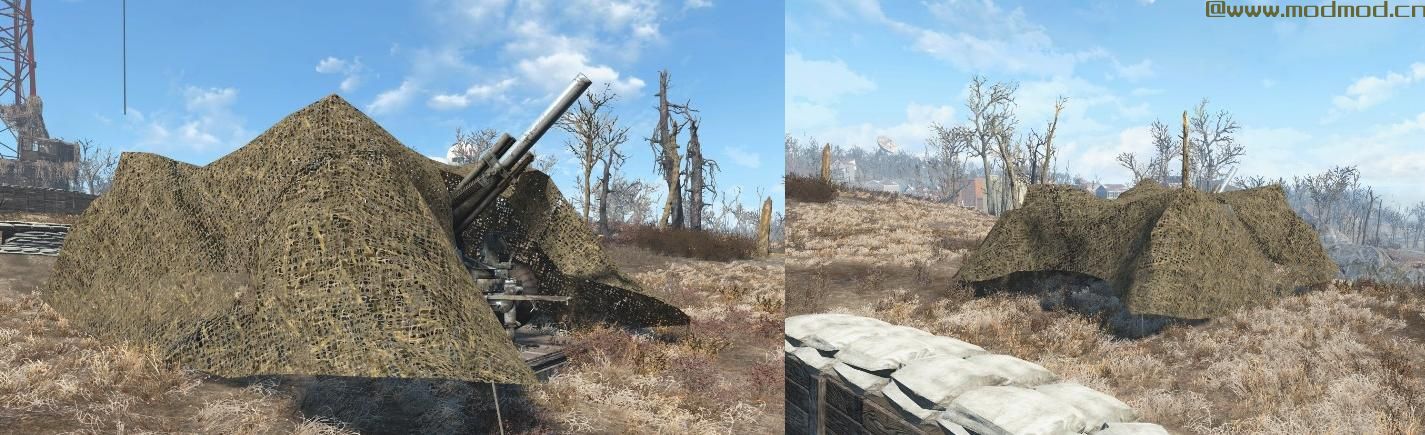 辐射4MOD 沙袋防御工事