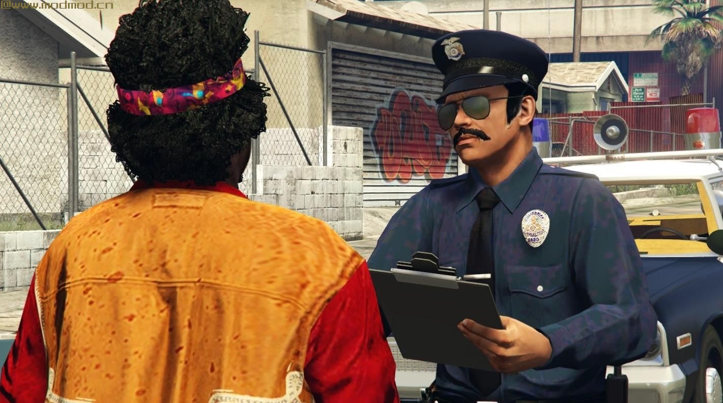 侠盗猎车手5「GTA5」Mod: LAPD官员70年代