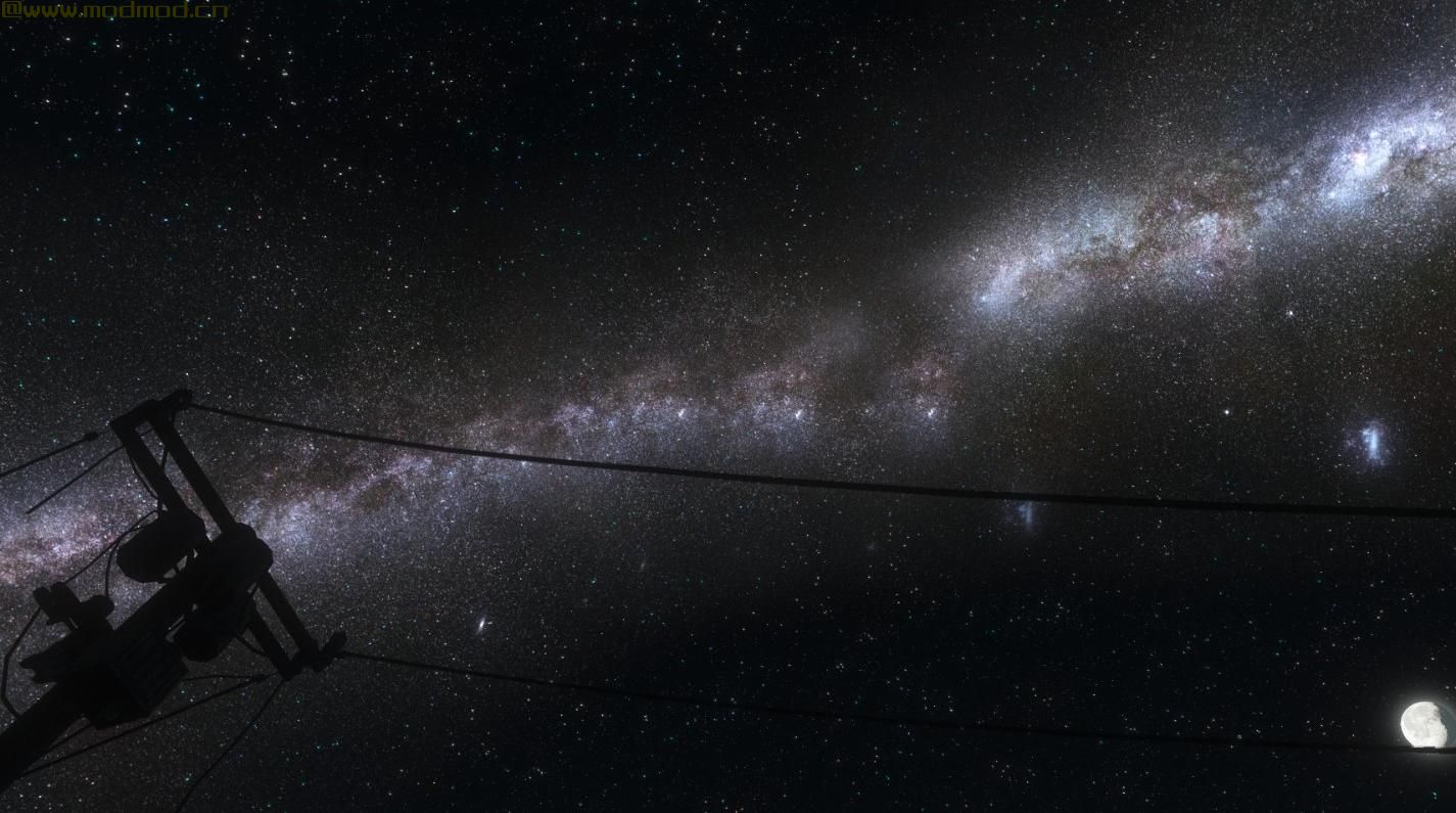 可见Galaxy 4k和框架