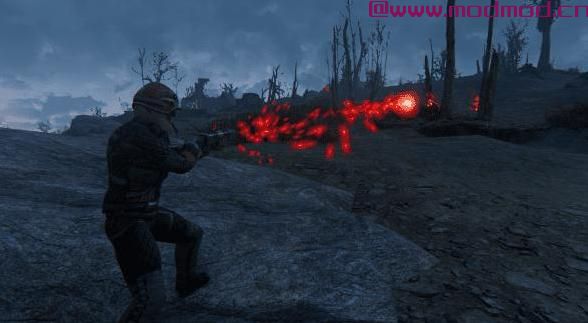 辐射4MOD CROSS BreakActionLaser