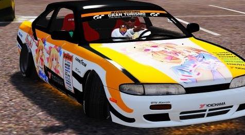 侠盗猎车手5「GTA5」Mod: 尼桑西尔维亚S14 Itasha Livery