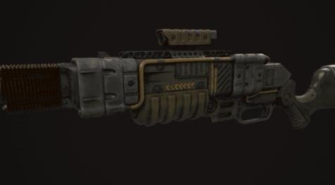 辐射4MOD CROSS BreakActionLaser