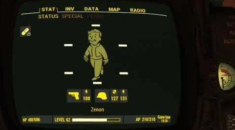 辐射4MOD 彩色Pipboy金色套件 - 抗黑白屏幕 -