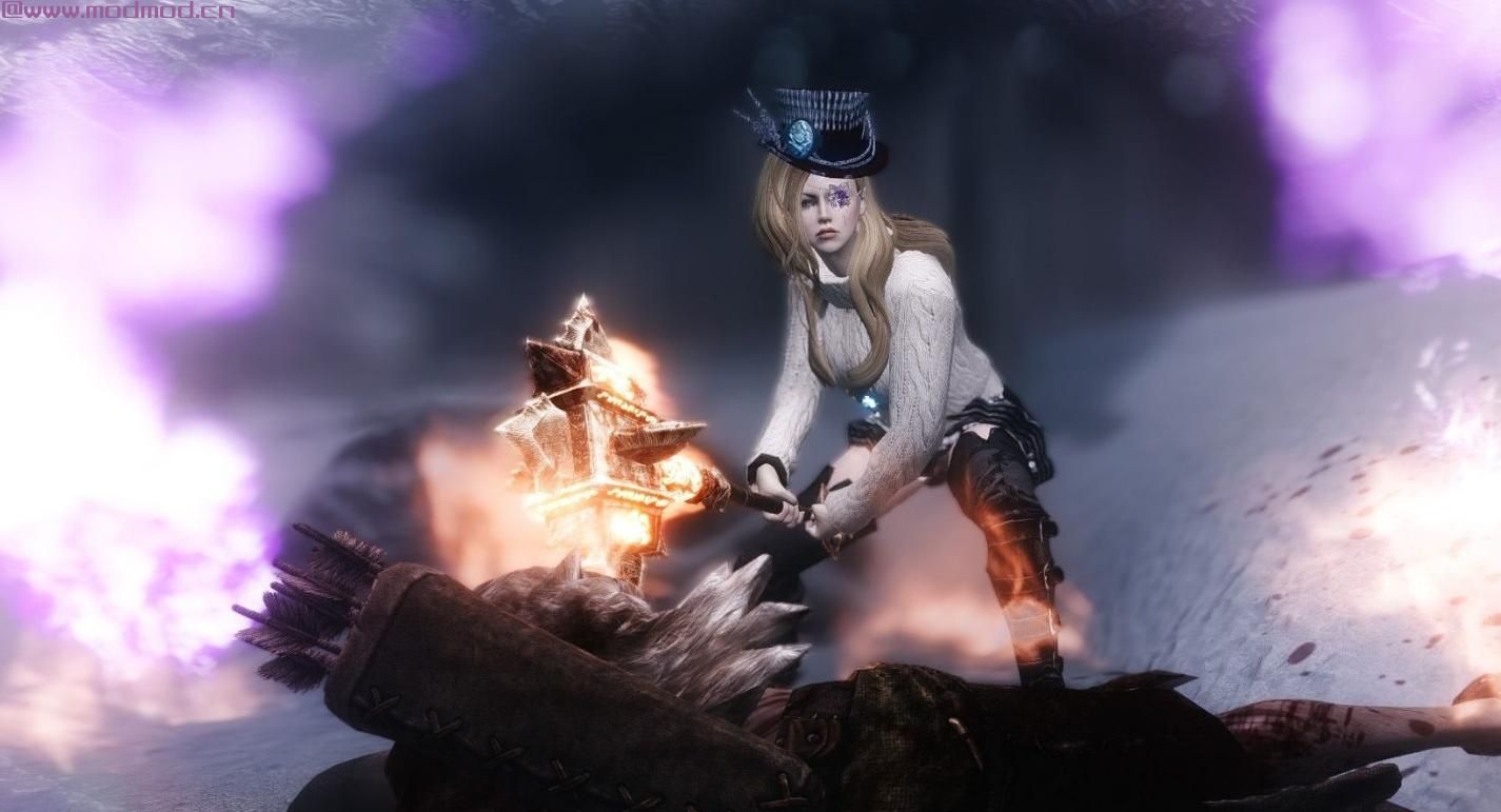 上古卷轴5：天际MOD 【独立随从】金发女战士&mdash;&mdash;&mdash;&mdash;&mdash;&mdash;Amalia