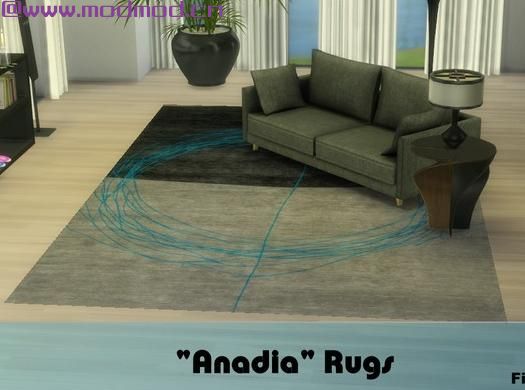 模拟人生4MOD Anadia Rugs - Requires GET FAMOUS 地毯