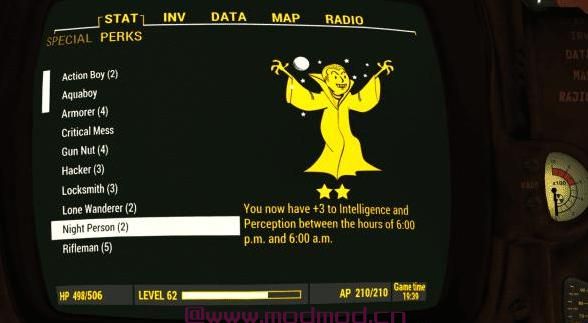 辐射4MOD 彩色Pipboy金色套件 - 抗黑白屏幕 -