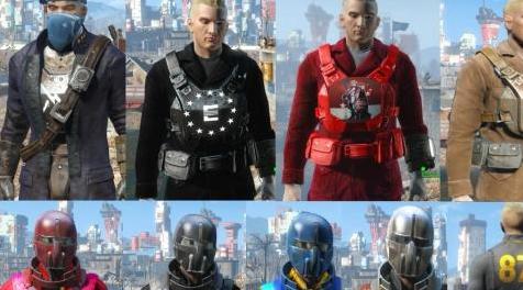 辐射4MOD UCO统一服装大修包括服装派对和沉浸式制作系列