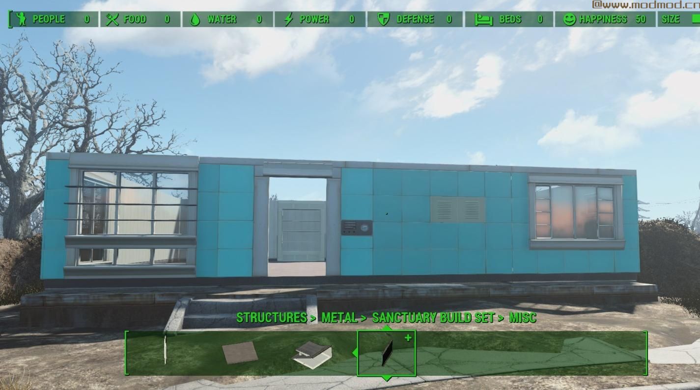 辐射4MOD 重建 - 模块化圣域战前和战后建筑集