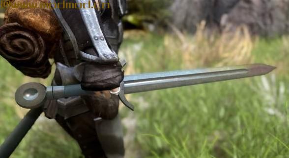 上古卷轴5：天际MOD  【汉化】【武器MOD】一把可以多次强化的骑士剑，单双手的版本都有，自带一段背景小故事