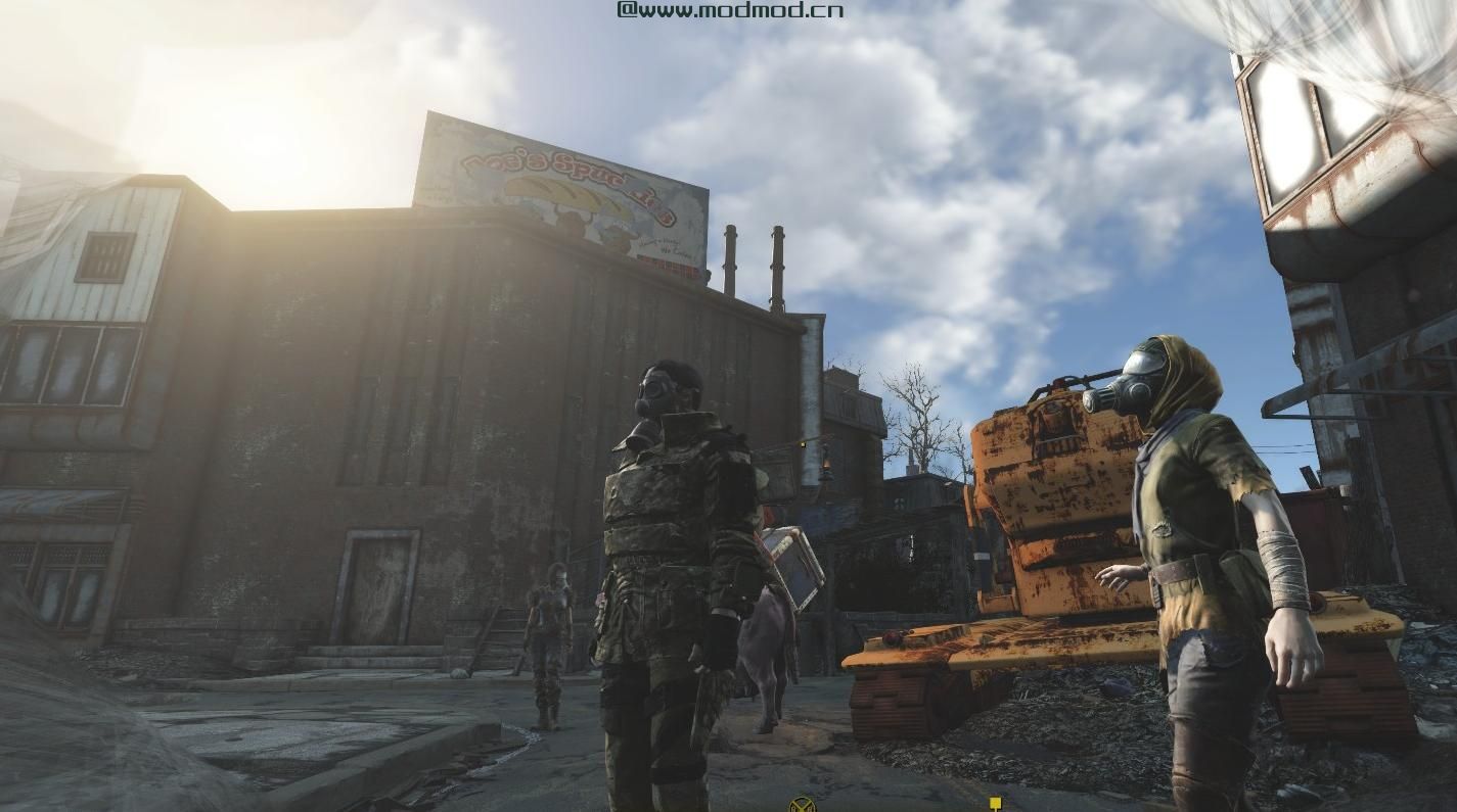 辐射4MOD 辐射2287  - 荒原的防毒面具