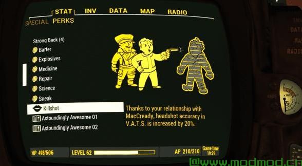 彩色Pipboy金色套件 - 抗黑白屏幕 -