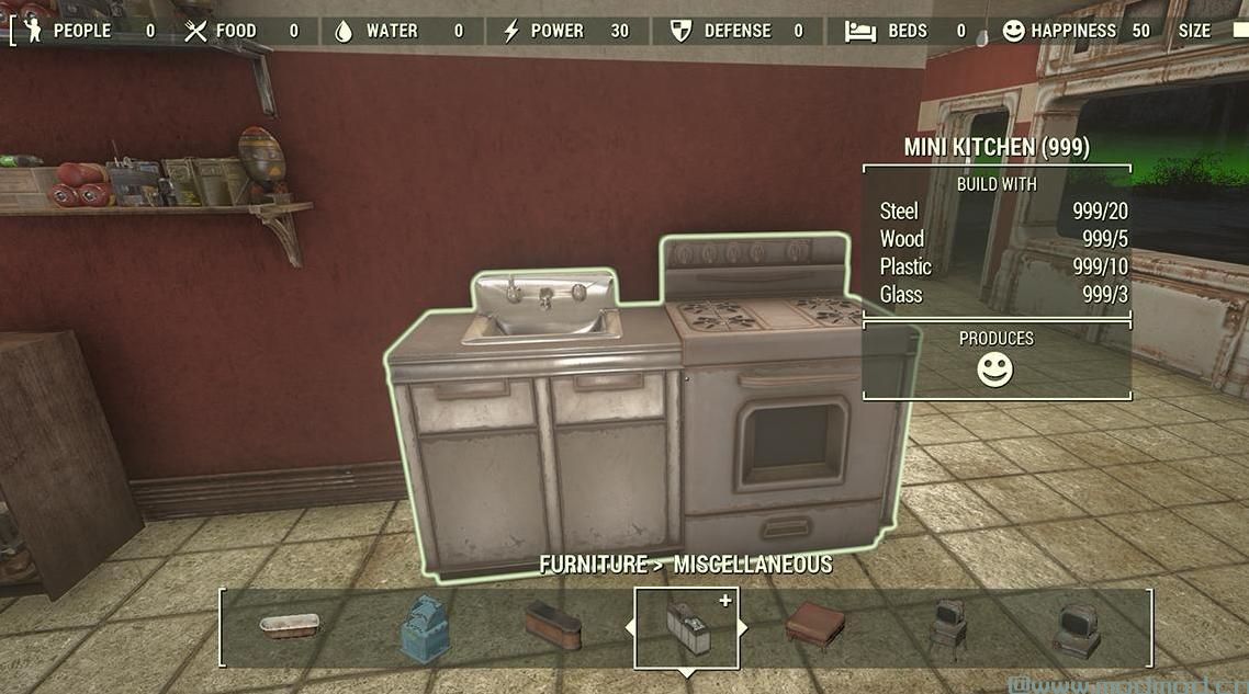 辐射4MOD Crafting Fury 9000 GTX  - 可建造的装甲架 - 装饰品 - 家具