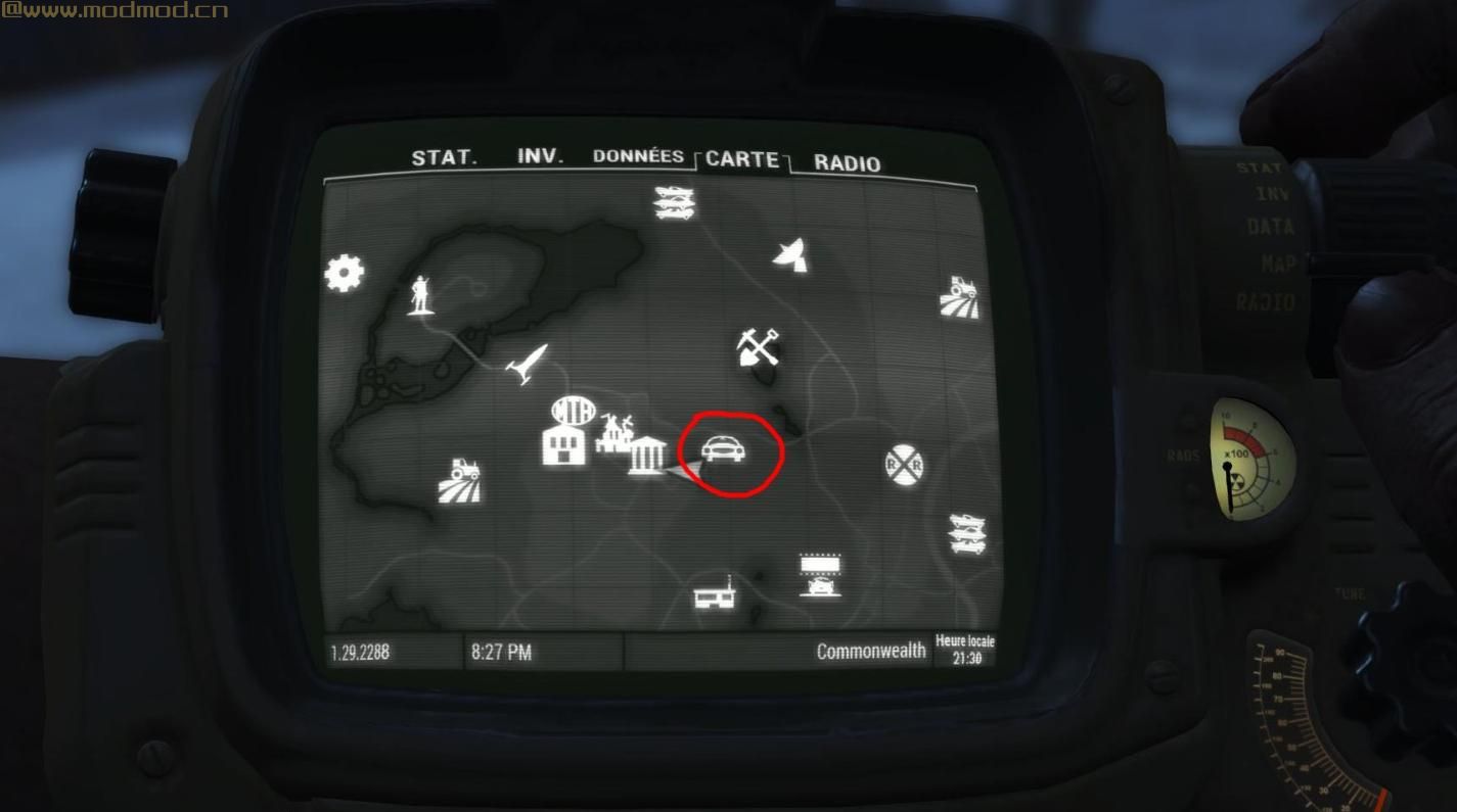 辐射4MOD 可驱动摩托车Mod