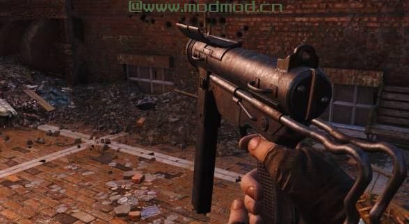 辐射4MOD Grease Gun SMG