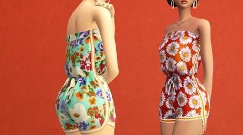 模拟人生4MOD ChloeM-Sports Jumpsuits 连身衣